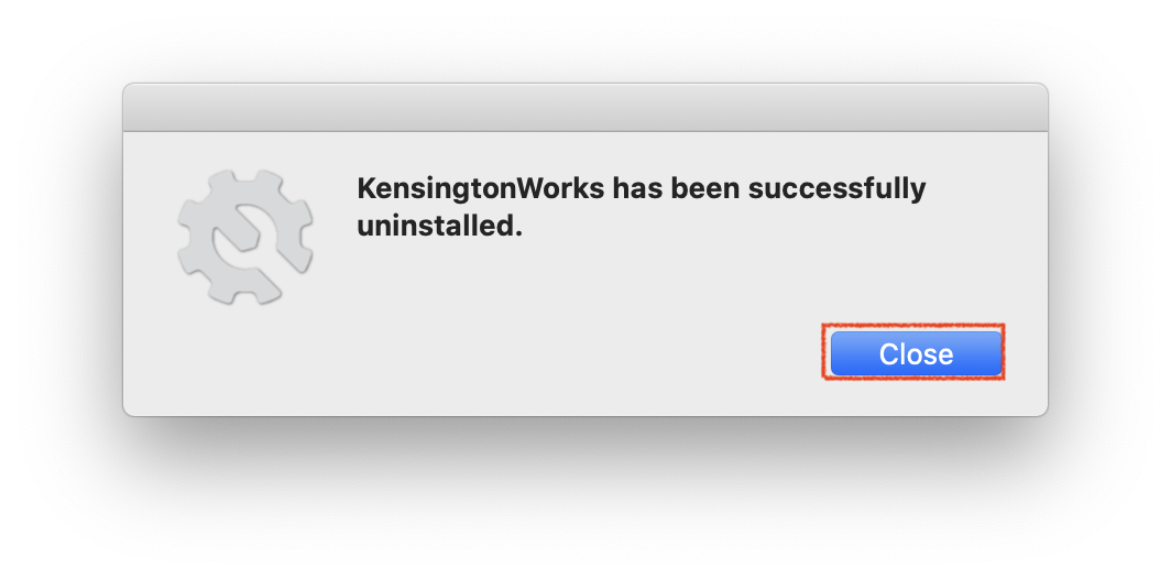 Kensington Works Uninstall